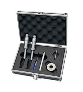 VOGEL 002.326P Set di Micrometri millesimali per interni a 3-punte per fori ciechi, campo di misura 12-20mm, anello Ø16