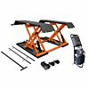 UNICRAFT 6240030 Ponte sollevatore idraulico a forbice, modello SHB 3, trifase 400V, due robusti cilindri idraulici per il sollevamento fino a 3t