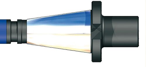C0000CMF PRT TOOLS Morsekegeladapter MK1, MK2, MK3, MK4, MK5 für Schaftfräser mit Schraube, Schaft ISO40 oder ISO50 DIN 2080 und Länge Ihrer Wahl