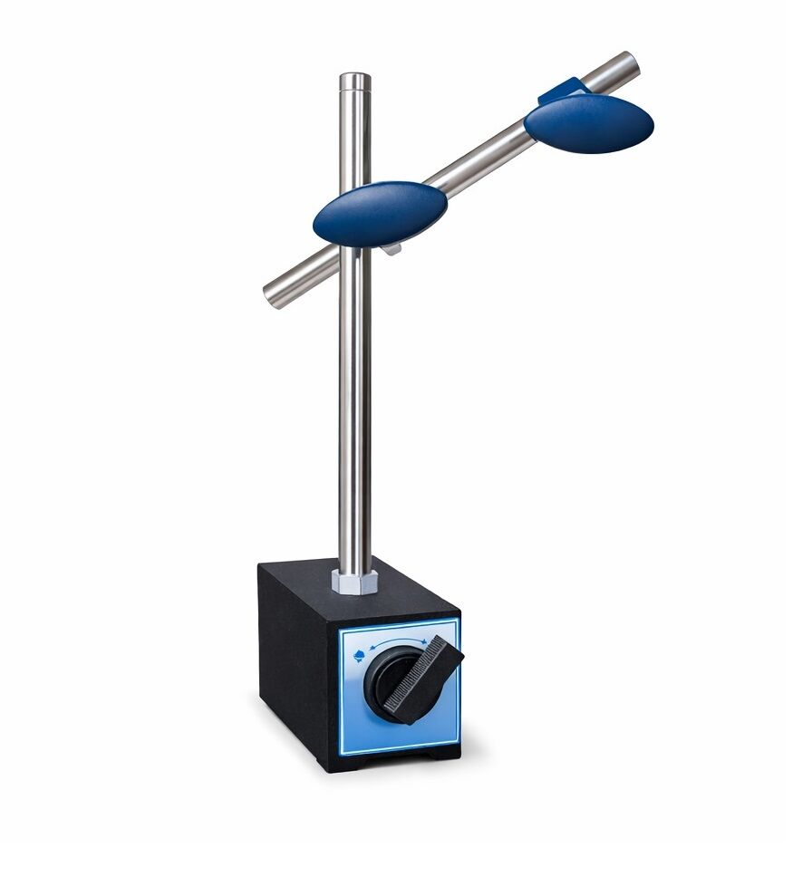 VOGEL 004.377 Supporto portacomparatore con base magnetica attacco M8, forza magnete 100 kgf