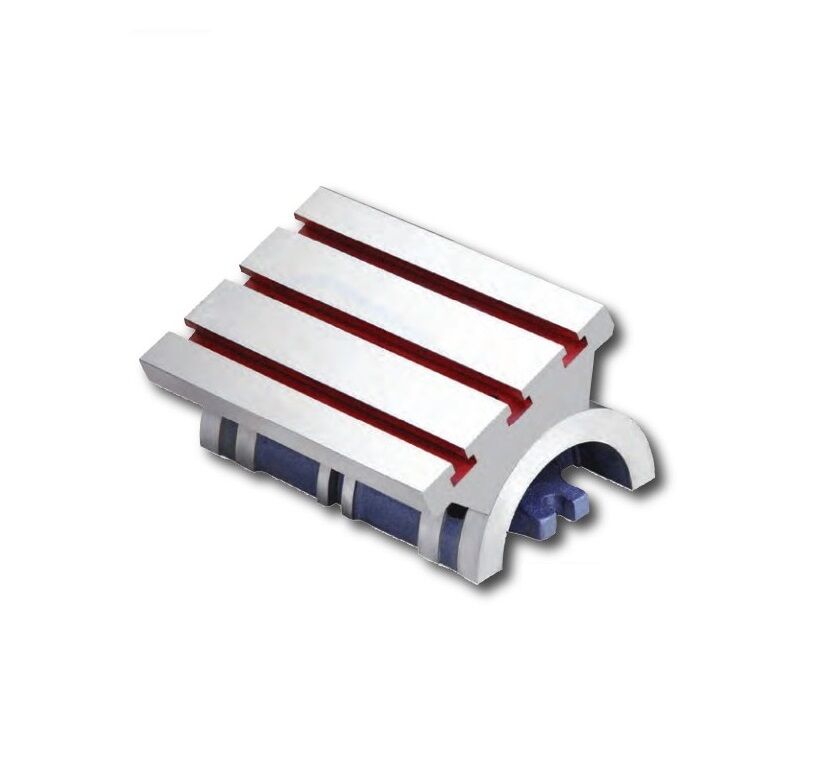 008.526N Tilting table ±45°- Dimensions 125x100x80  - Locking wheel - vernier 1° - Milled "T" slots 3xT10