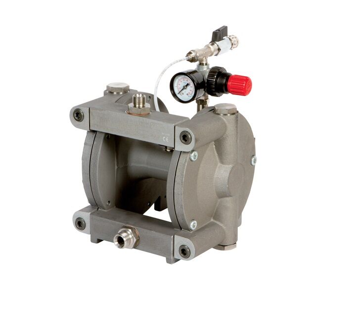 ASTURO 0212400 - K24 high capacity double diaphragm pump for transfer, regulator with pressure gauge - Nozzle 0.5÷5mm