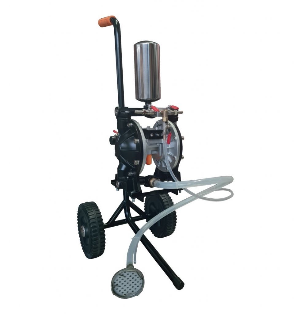 ASTURO 0212503 Pompa pneumatica K26 a doppia membrana in bassa pressione portata max. 48 l/min - Ugello max. 3 mm