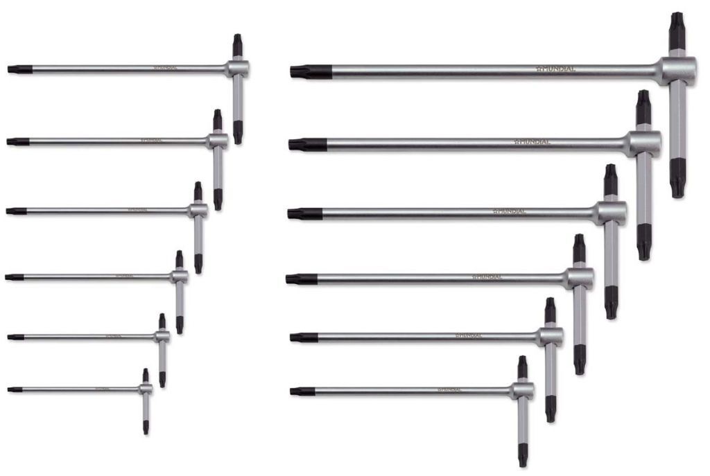 SERIE 12 CHIAVI TRE TESTE TORX