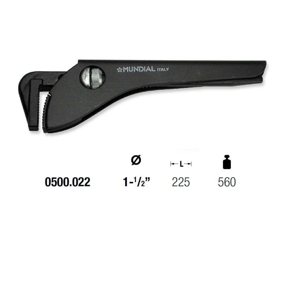 0500.022 GIRATUBO TIPO LEGGERO - Ø1-1/2" - L=225