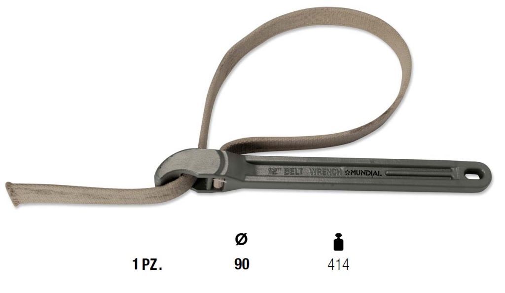0504.990 GIRATUBO A NASTRO Ø90mm