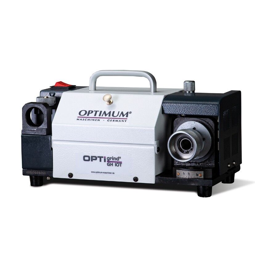 OPTIMUM 050OP0010 Affilatrice per punte elicoidali en HSS o metallo duro modello GH10T- Potenza 180W