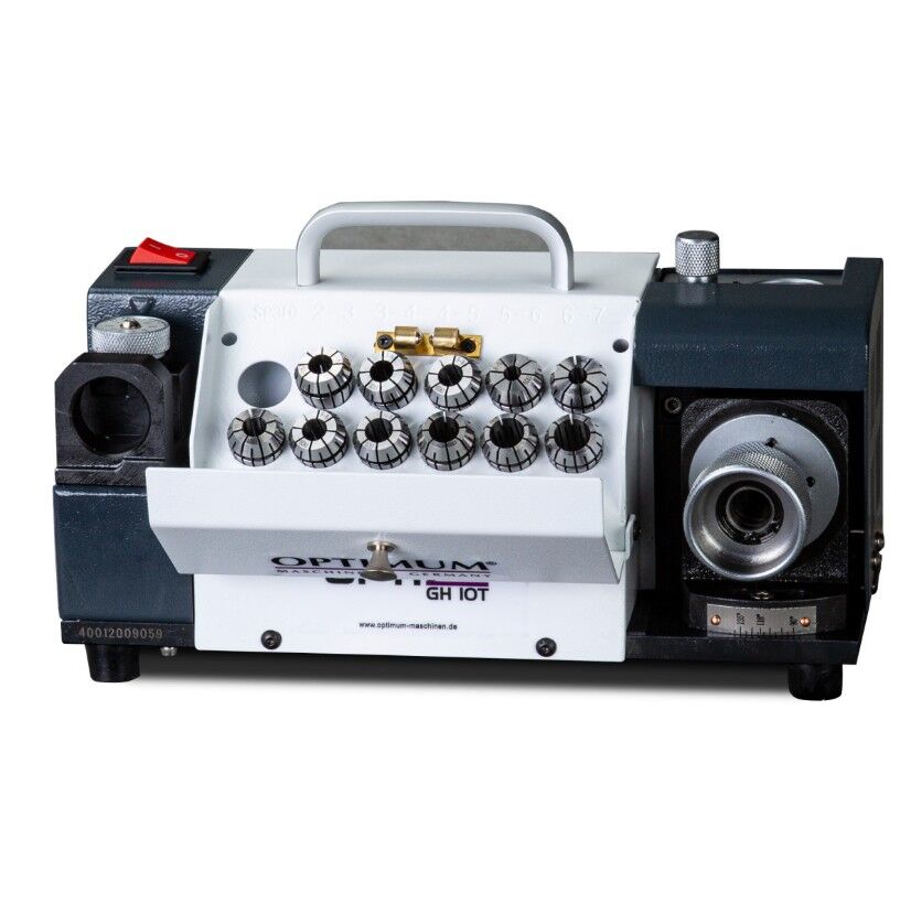 OPTIMUM 050OP0015 Spiralbohrer-Schärfmaschine aus HSS oder Hartmetall Modell OPTIgrind GH 15 T - Leistung 450W