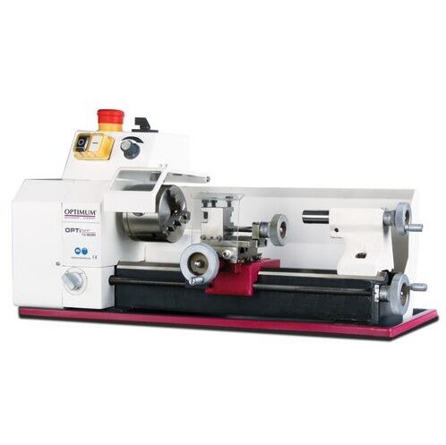 OPTIMUM 050OP0260 Tornio compatto con numero di giri regolabile elettronicamente 230V, potenza motore 450 W, altezza punte 75mm, distanza punte 265mm - Modello TU 1503 V