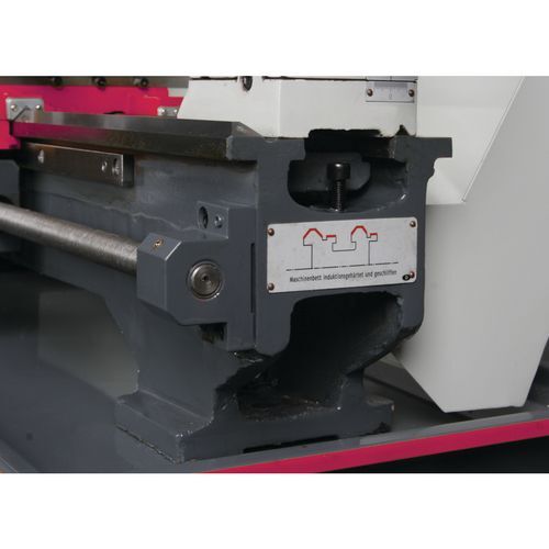 OPTIMUM 050OP0325 Drehmaschine für den Heimwerker mit stufenloser Drehzahlregelung 230V, Stangendurchlass 20mm, Motorleistung 750W, Spitzenhöhe 115mm, Spitzenabstand 450mm - Modell TU 2304 V