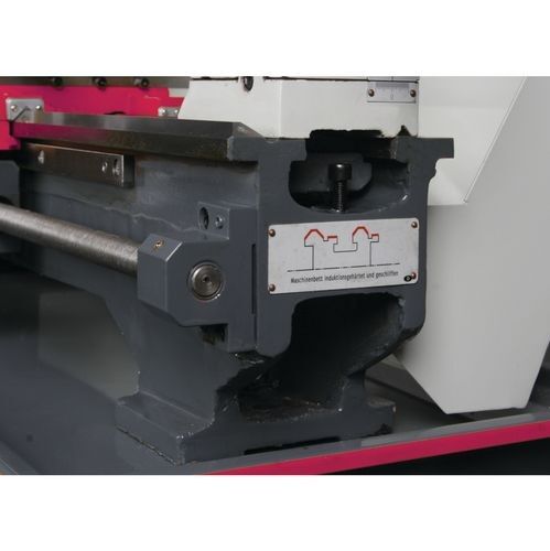 OPTIMUM 050OP7003 Parallel-Drehmaschine mit Vorschubgetriebe, Stangendurchlass 26mm, Spitzenhöhe 140mm, 400 V, Modell TU2807, Maße 1370x640x440mm