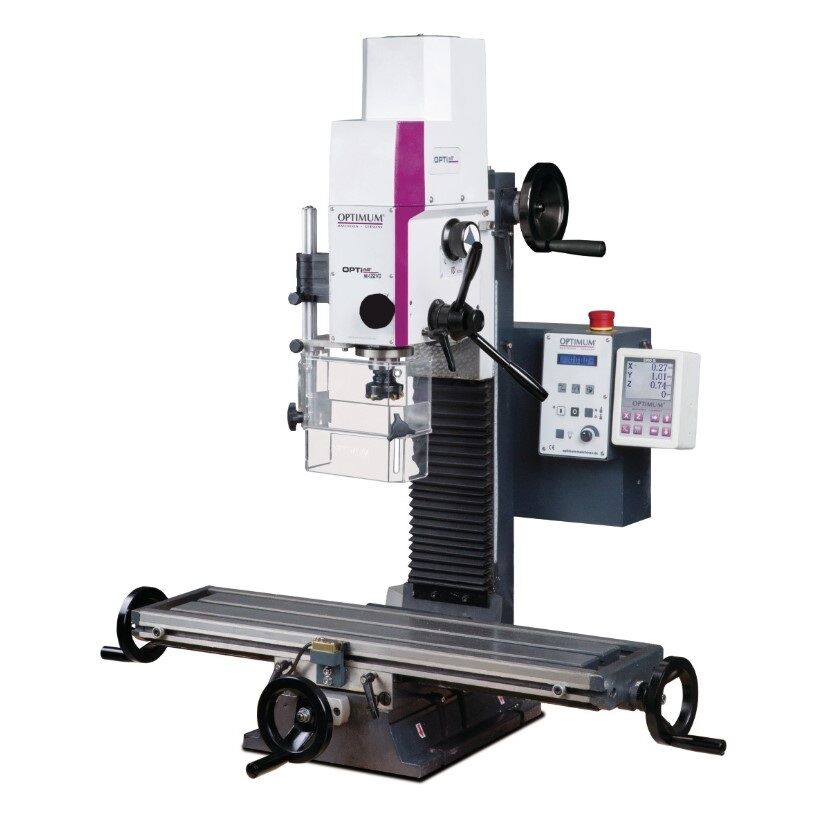 OPTIMUM 056OP8136 Bohrmaschine mit stufenloser elektronischer Steuerung, maximale Bohrung Ø20mm, 950W, Leistung 230V
