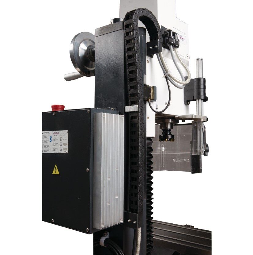 OPTIMUM 056OP8136 Bohrmaschine mit stufenloser elektronischer Steuerung, maximale Bohrung Ø20mm, 950W, Leistung 230V