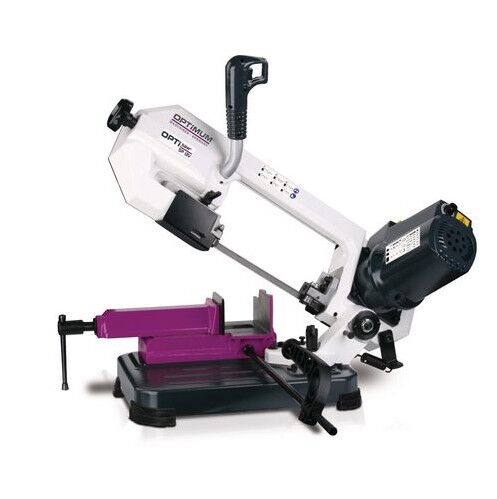 OPTIMUM 057OP0013 Portable band saw for metals 1440x13x0.65 mm, model SP 13V, precise cutting and silent - Power 230 V