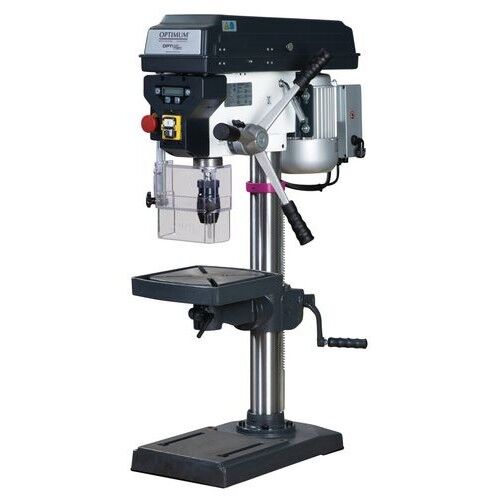 OPTIMUM 058OP3015 Trapano da banco e a colonna, trasmissione a cinghia trapezoidale, foratura max. su acciaio Ø25 mm, 230 V, modello D 23Pro, 750W
