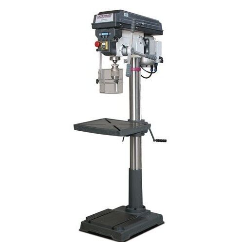 OPTIMUM 058OP3040 Trapano da banco e a colonna, trasmissione a cinghia trapezoidale, foratura max. su acciaio Ø30 mm, 400 V, modello D 33Pro, 1,1 kW