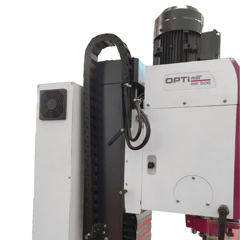OPTIMUM 058OP8185 Trapano-fresatrice universale con cambio manuale, foratura max. Ø38mm, 2.2 kW, potenza 400V