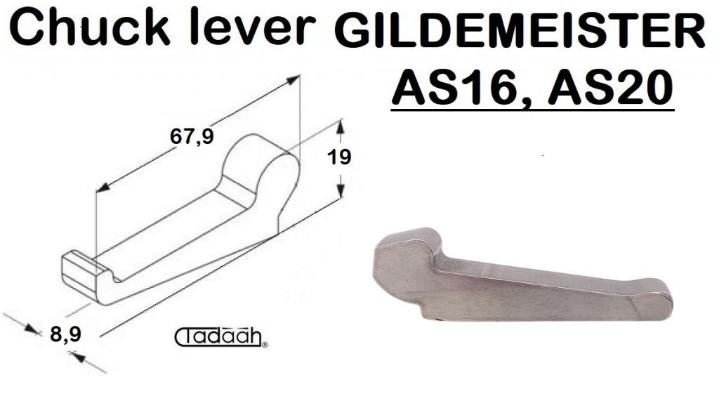 08.01.303 Spannfinger passend für Gildemeister - DMG Mori Mehrspindeldrehautomat, Modell AS16, AS20