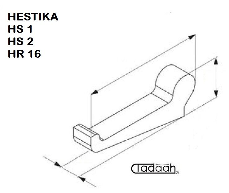 1001-2.110 Nasello per tornio monomandrino HESTIKA- HS 1, HS 2, HR 16