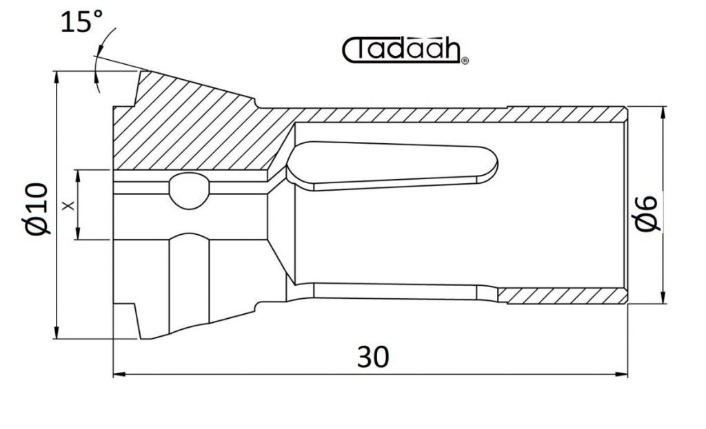 Pinza stringibarra a compressione per torni automatici a camme monomandrino e monomandrino a CNC