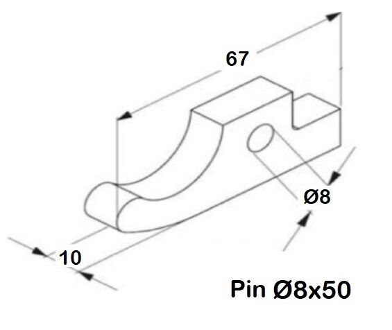 1026510 Nasello per tornio CNC DOOSAN PUMA modello serie 32 STG