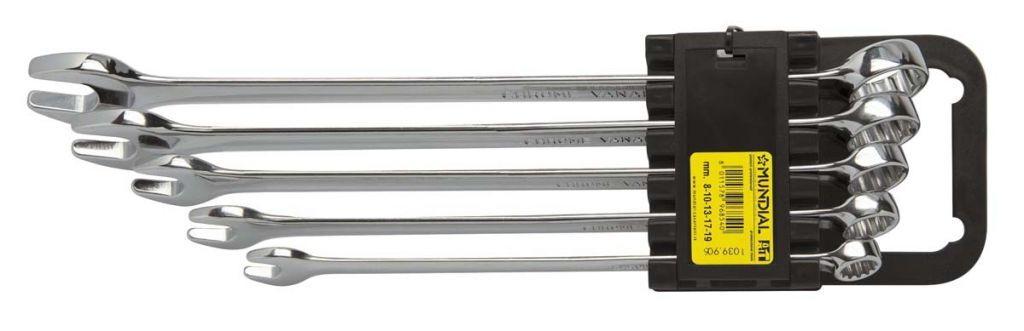 1039.905 SERIE 5 CHIAVI COMBINATE LUNGHISSIME - Clip in plastica