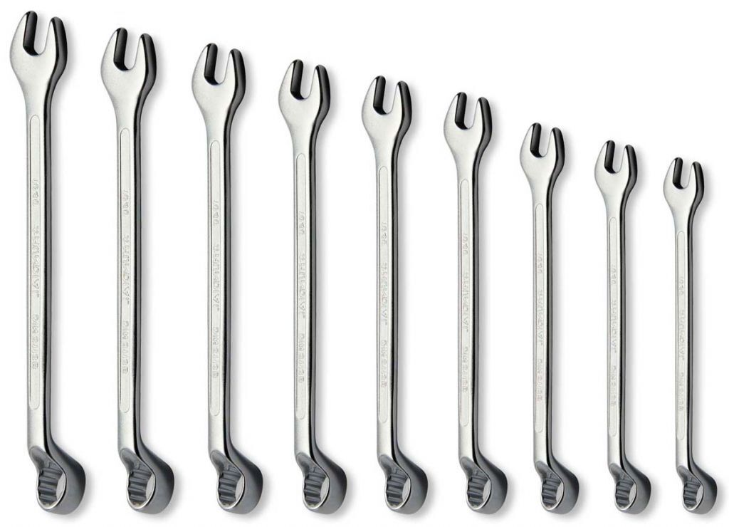 1041.080 SERIE 8 CHIAVI COMBINATE DOPPIA CURVA 75° - scatola cartone
