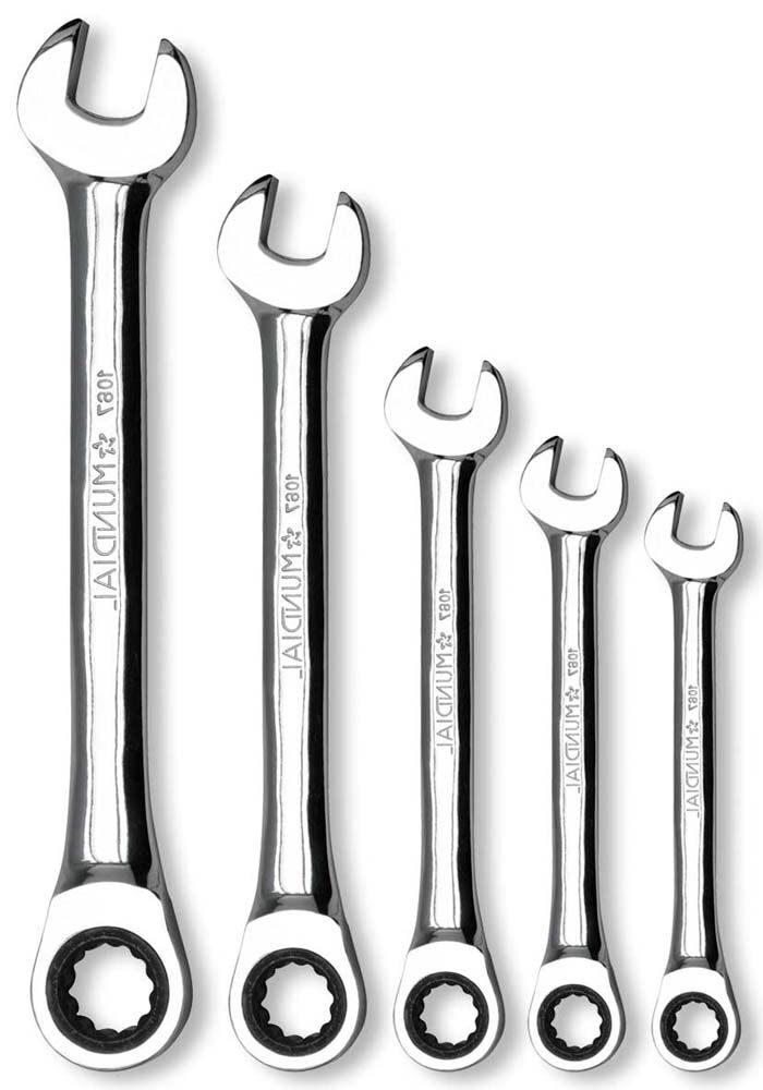 1068.050 SERIE 5 CHIAVI COMBINATE A CRICCHETTO SEMPLICE - scatola