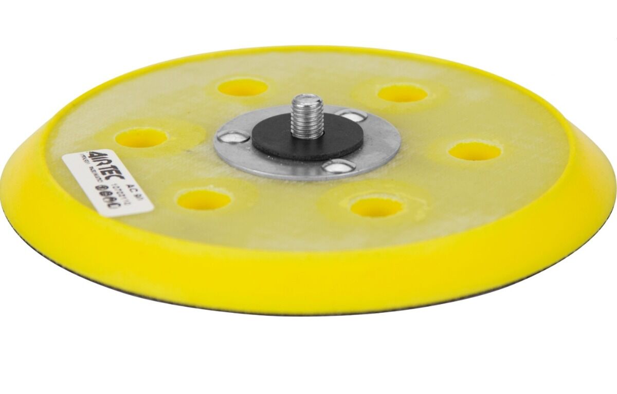 10702110 AIRTEC 150mm Velcro pad model AC 90, 6 holes, 5/16"x24F thread
