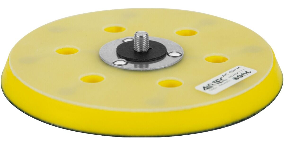 10702111 AIRTEC Platorello velcro di 150mm modello AC 90/15, 15 fori, filetto 5/16"x24F