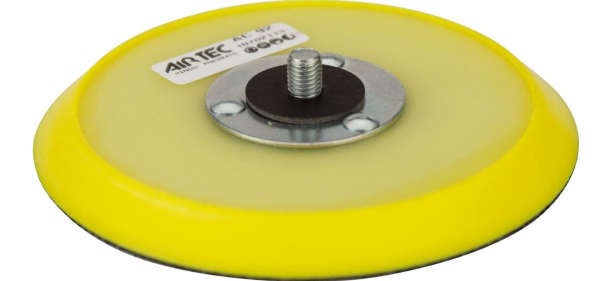 10702113 AIRTEC Platorello velcro di 125mm modello AC 92, senza fori, filetto 5/16"x24F