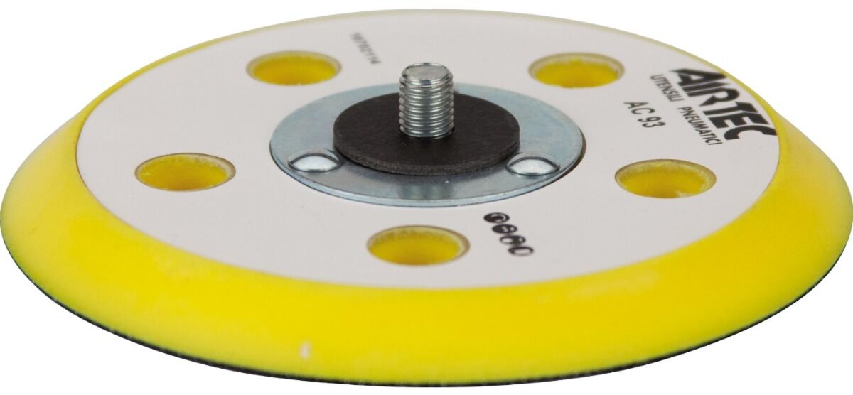 10702114 AIRTEC Platorello velcro di 125mm modello AC 93, 5 fori, filetto 5/16"x24F