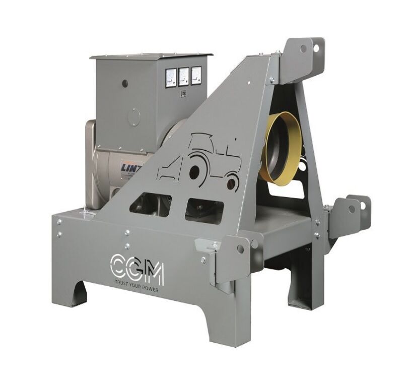CGM 10TR Gruppi Elettrogeni srl  Generatore 3000 Giri/mn con attacco tre punte per trattori con potenza 20Hp, regolatore elettronico di tensione (AVR)