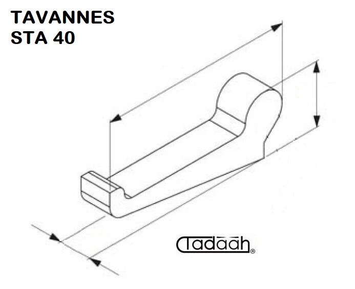 110904 Nasello per tornio TAVANNES STA40