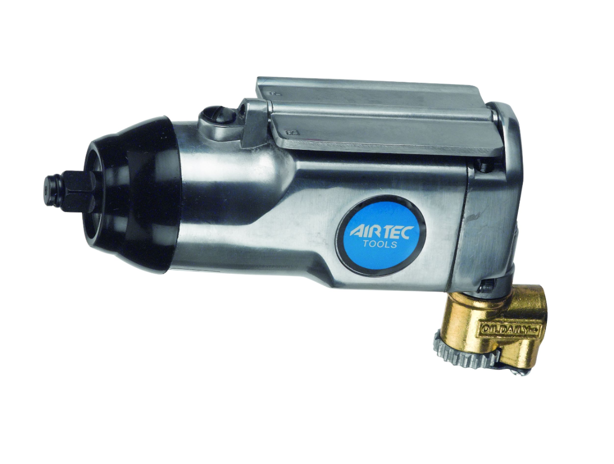 12101011 AIRTEC Pneumatischer Schlagschrauber mit 3/8"-Anschluss Modell 491/P, ausgestattet mit Mehrstellungseinsteller, maximales Schraub-/Lösedrehmoment 100 Nm