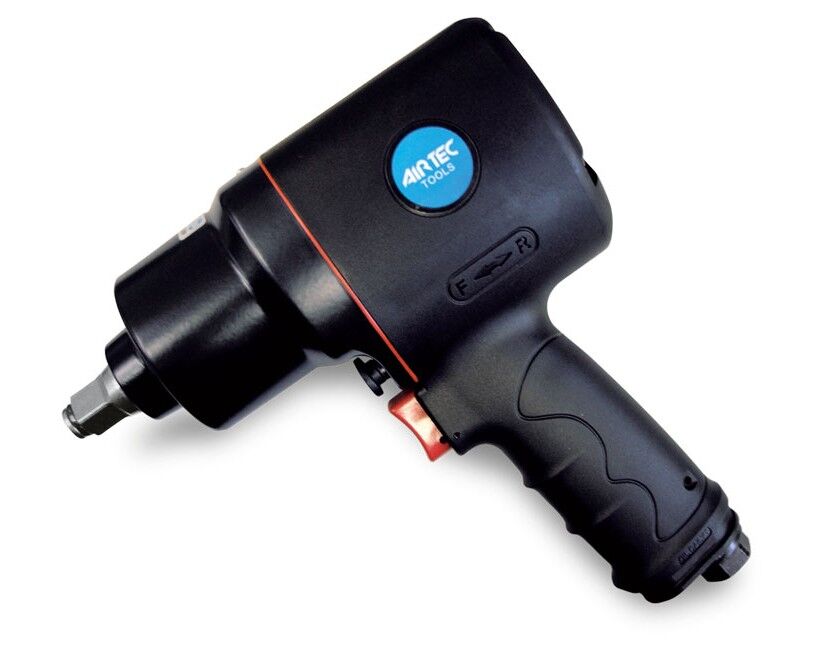 12103040 AIRTEC Avvitatore pneumatico ad impulsi professionale 3/4" modello 320 leggero ed ergonomico con scarico dell'aria nell'impugnatura, coppia massima 1627Nm