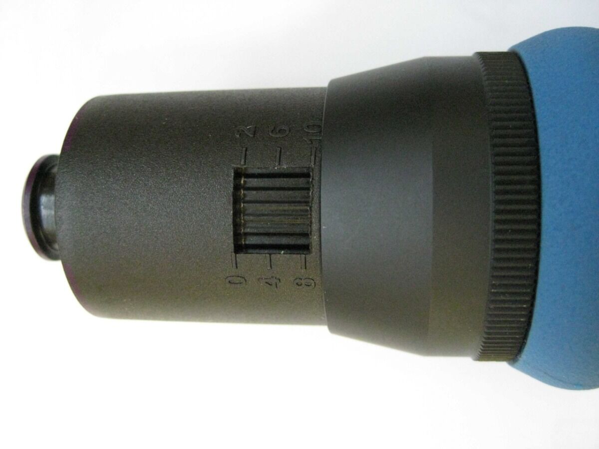 AIRTEC 12302032 Cacciavite reversibile dritto pneumatico modello 632, con meccanismo di arresto automatico dell'aria, coppia massima 9.5Nm