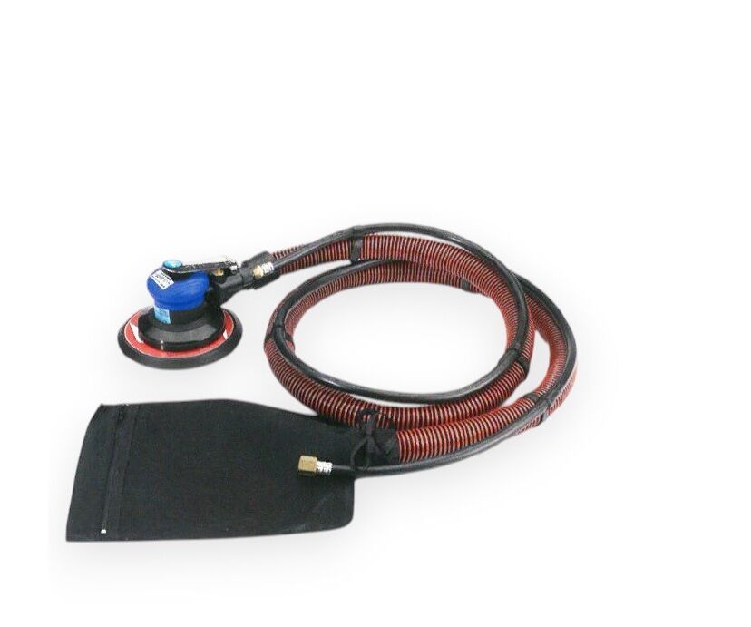 13115400 AIRTEC pneumatische Exzenterschleifer Modell 534, mit Eigenabsaugung durch die Abluft, Klettteller 150mm