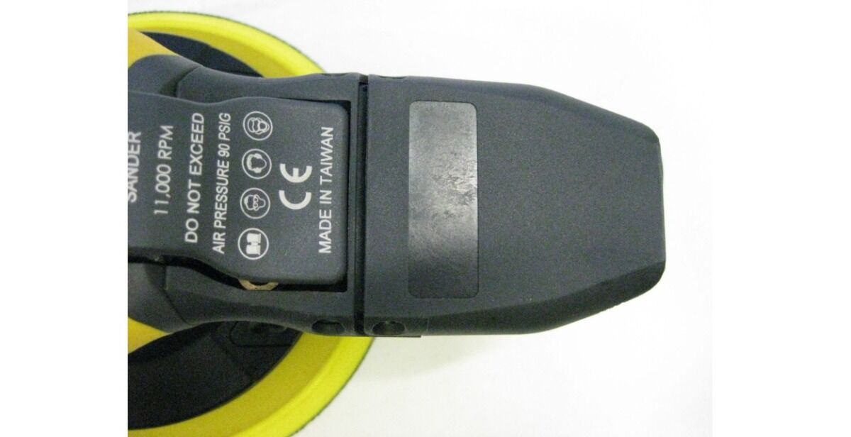 13117300 AIRTEC pneumatische Hand-Exzenterschleifer Modell 753, öl-freie Absaugung, Klettteller 150mm
