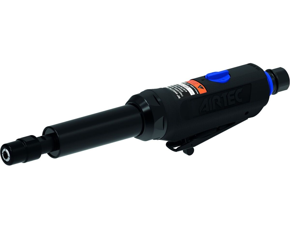 AIRTEC 13200055 Extended air grinder model 255 with 3 to 6mm collet, swivel air connection and rear exhaust