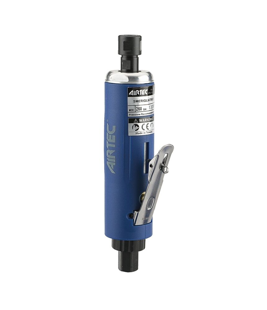 AIRTEC 13200060 Straight air grinder 1 HP model 260, for continuous professional work, with 3 to 6mm collets
