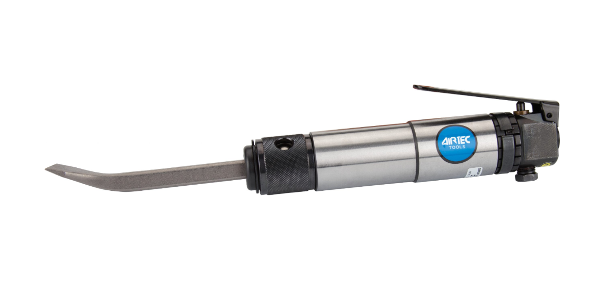 14000050 AIRTEC Pneumatic chisel straight, with chisel retention system with a sphere
