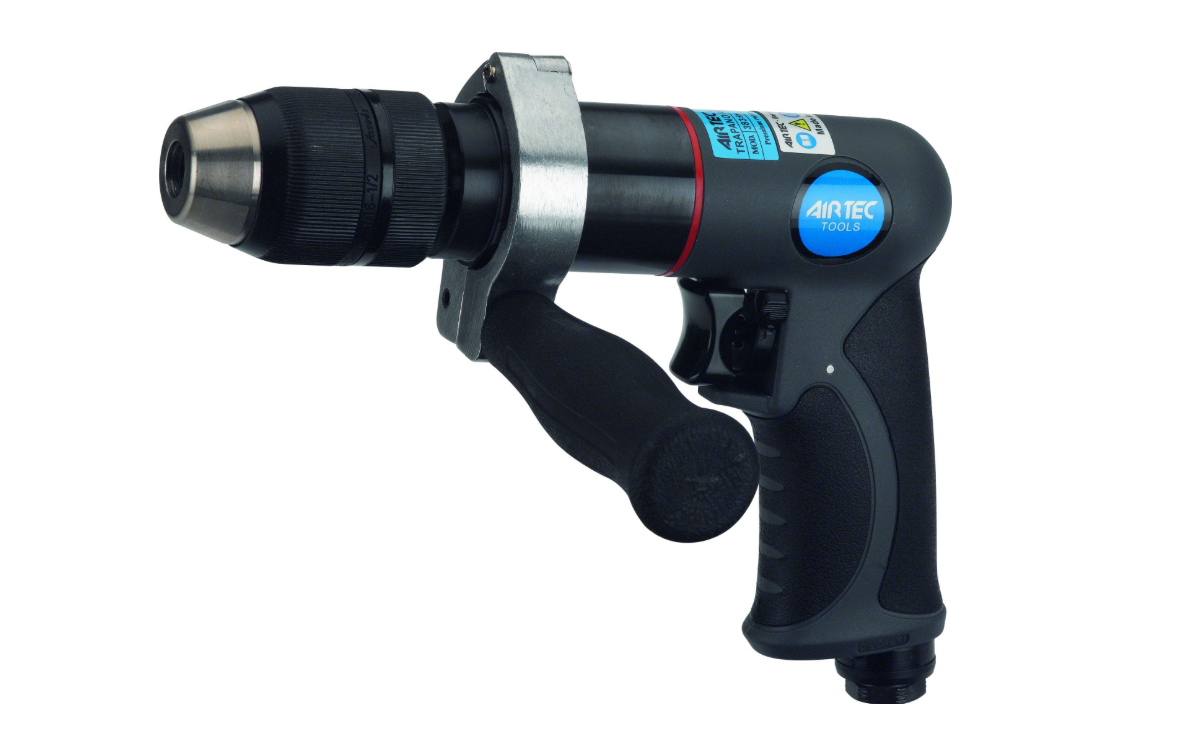 15013020 AIRTEC Trapano pneumatico reversibile in composito con mandrino autoserrante in metallo da 13 mm