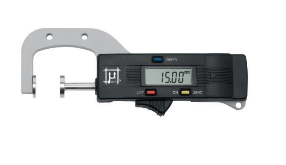 1555950 Taschenmessuhr Serie Digitronic, Messbereich 0-25, Ausladung 50mm, Kontakte Ø14,5mm, IP40