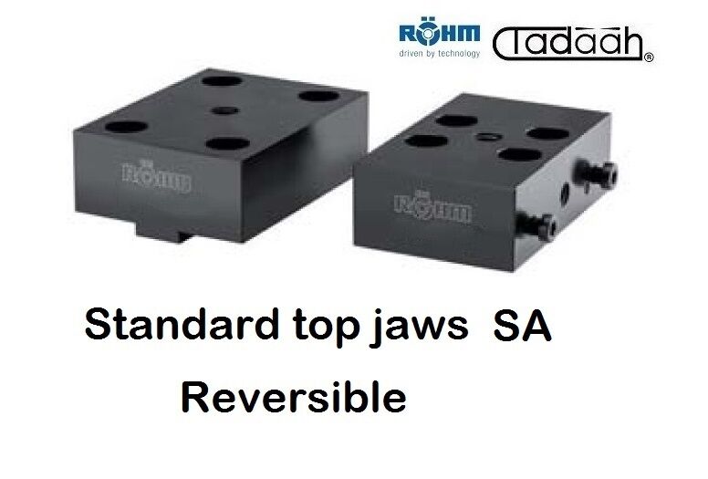 Standard-Aufsatzbacken SA umkehrbar für Röhm Schraubstock RKE, RKE-M, RKE-LV Serie