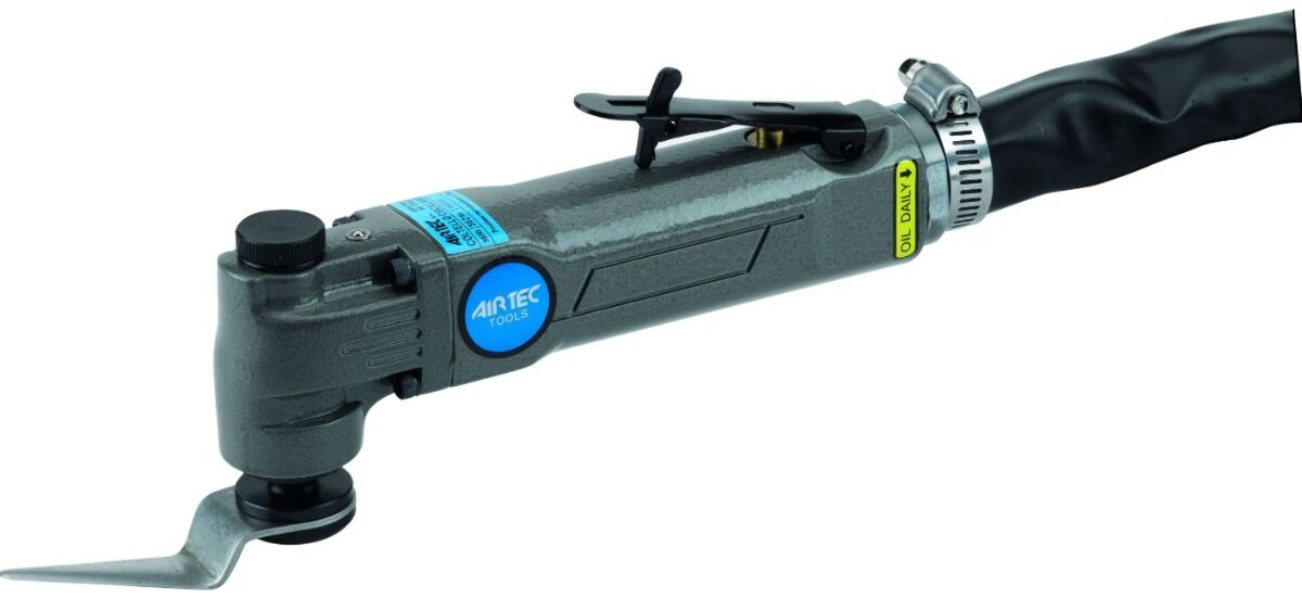 16400030 AIRTEC Coltello pneumatico oscillante modello 562, per parabrezza con tubo di scarico posteriore