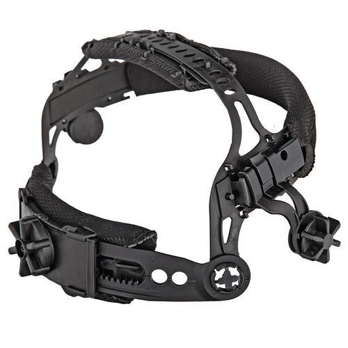SCHWEISSKRAFT 1654025-2 Casco per processi di saldatura MIG-MAC, TIG e smerigliatura con visiera autoscurante, color Rosso
