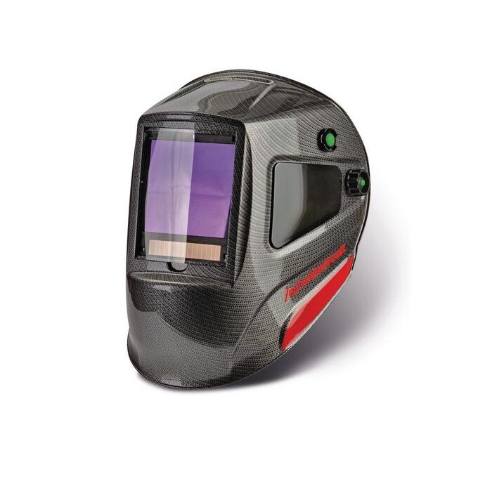 SCHWEISSKRAFT 1654030 Casco di protezione per saldatura MIG-MAC, TIG e smerigliatura, uso professionale, visiera autoscurante a 180°