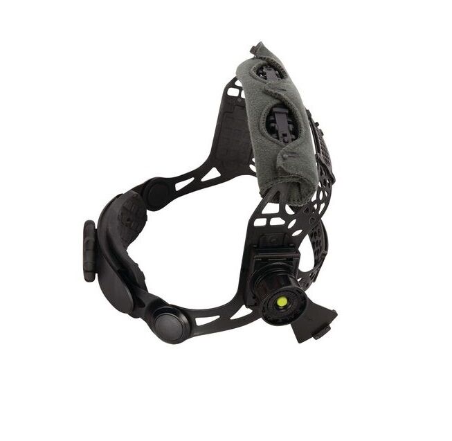 SCHWEISSKRAFT 1654040 Casco per la saldatura MIG-MAC, TIG e smerigliatura ad uso professionale, visiera autoscurante campo visivo 180°