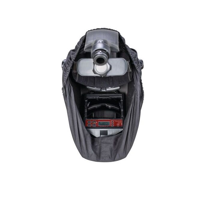 SCHWEISSKRAFT 1654040 Automatik-Schweißerschutzhelm geeignet für Elektroden-, MIG/MAG- und WIG-Schweißen, Farbe Rot, geeignet für den professionellen Einsatz, 180° selbstverdunkelndes Visier